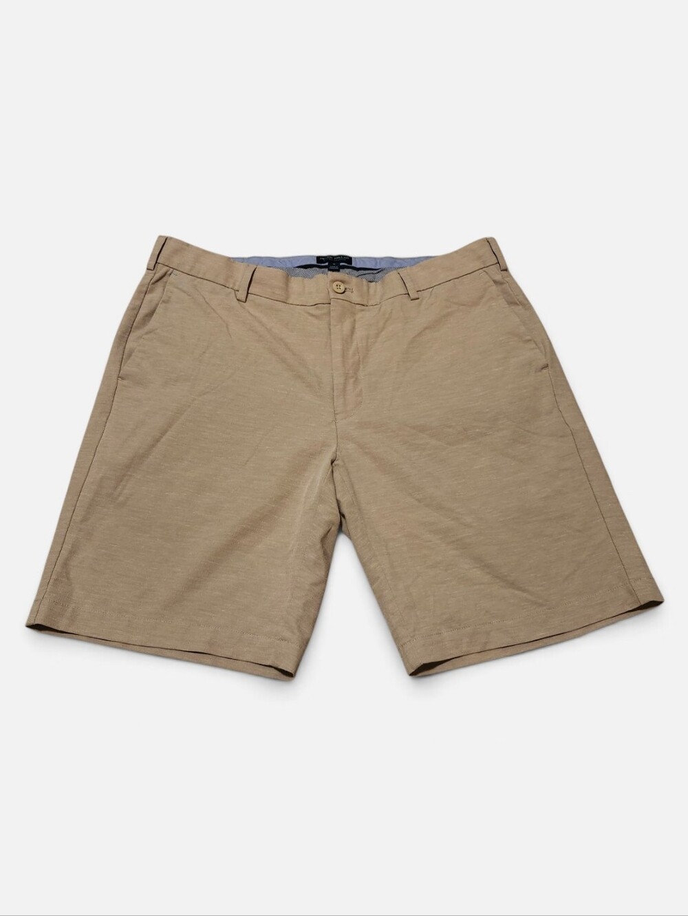 Peter Millar Crown Crafted Khaki Wicking Comfort Shorts Size 36